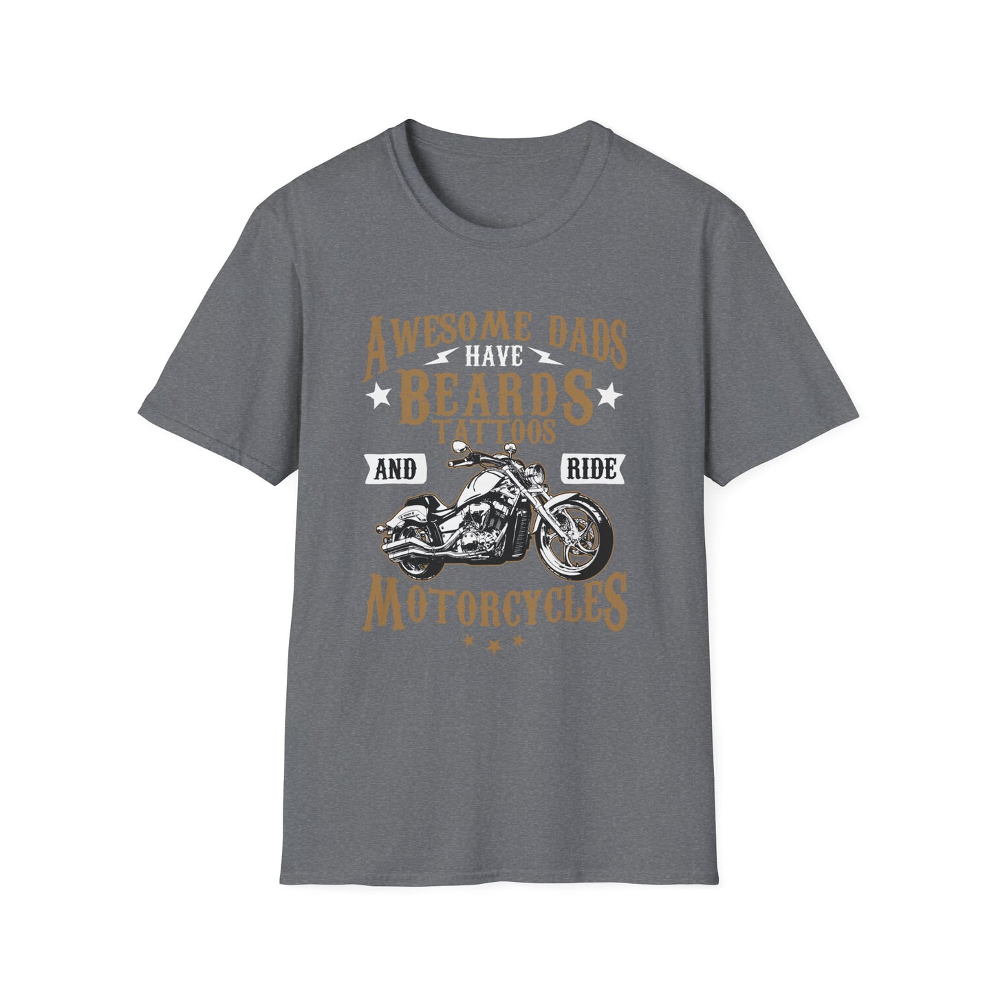 Awesome Dads Biker T Shirt